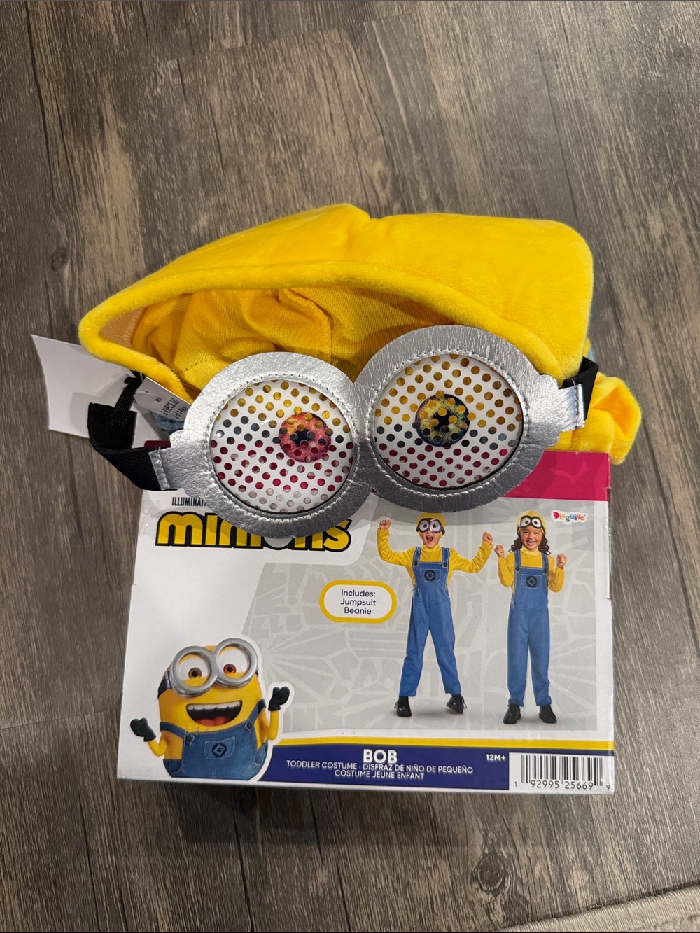 Minions Bob Toddler Costume - Yellow & Blue - Picture 2 of 5